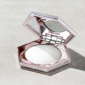 FENTY BEAUTY NIB DIAMOND BOMB ALL-OVER DIAMOND VEIL HOW MANY CARATS?! MINI SIZE